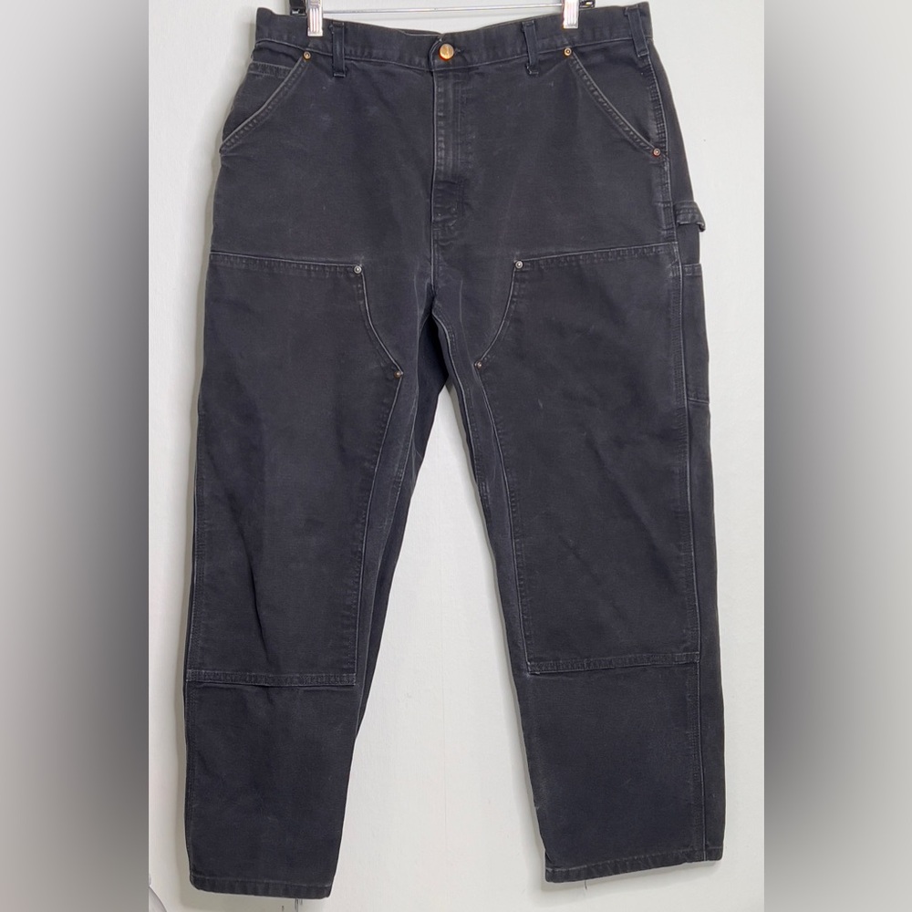 Carhartt Black vintage double knees